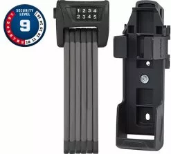 ABUS Bordo Combo 6100/90 New Black Mit SH-Halter