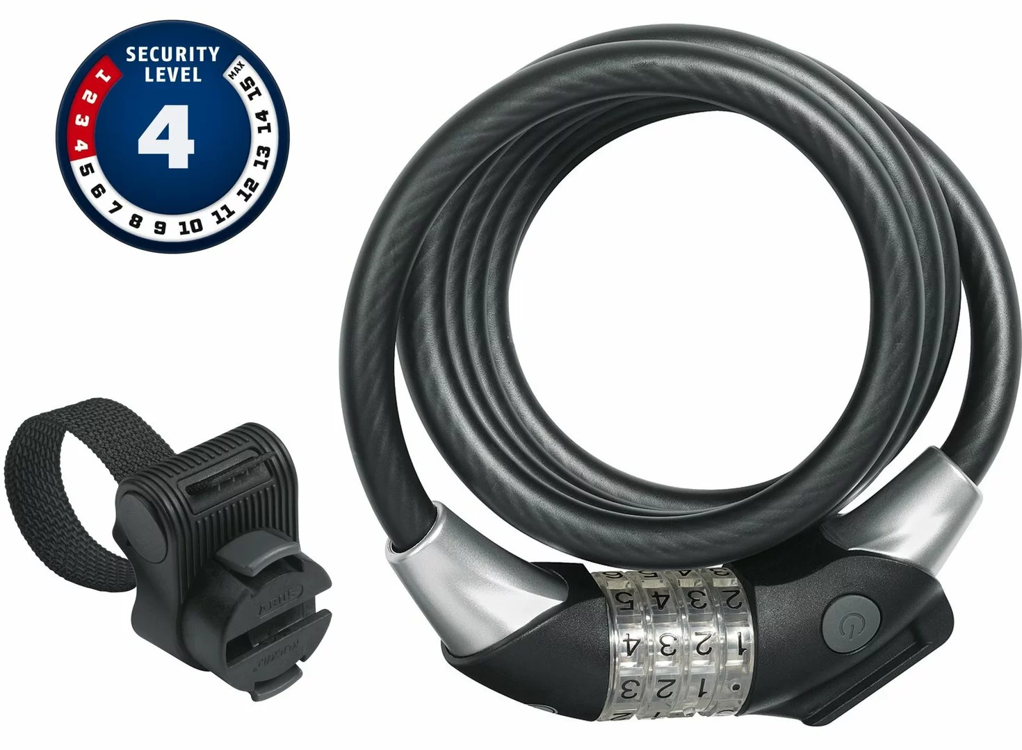 ABUS Raydo Pro 1450/185 Incl. TexKF-Klick-Fix Rahmenhalter