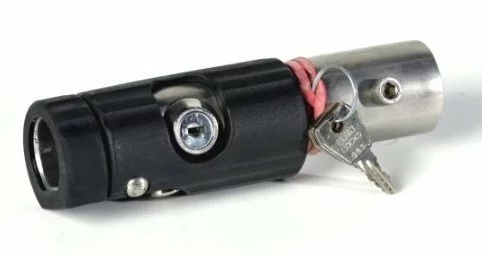 Weber Deichselanschluss Mit Schloss Rund Aussen 25,9mm Ohne Kupplung