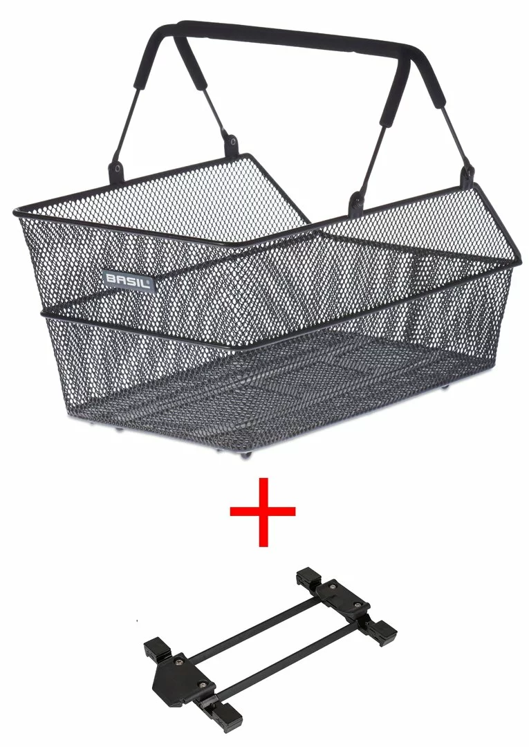 Basil Cento Multi Längs Engmaschig Für Schultaschen Schwarz Mit I-Rack-2 Adapter – Bild 2