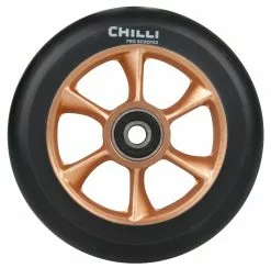Chilli Pro Scooter Ersatzrolle Wheel Turbo 110mm Black PU / Gold Core
