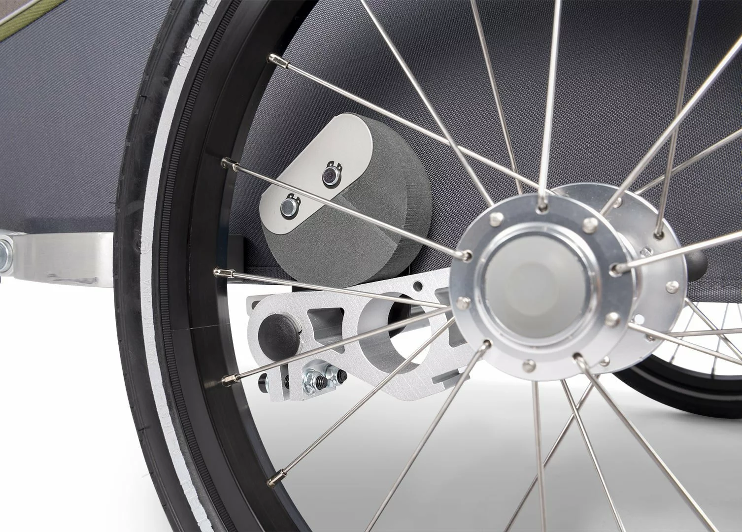 Croozer Cargo Tuure Olive-green Mit Airpad-Federung – Bild 6