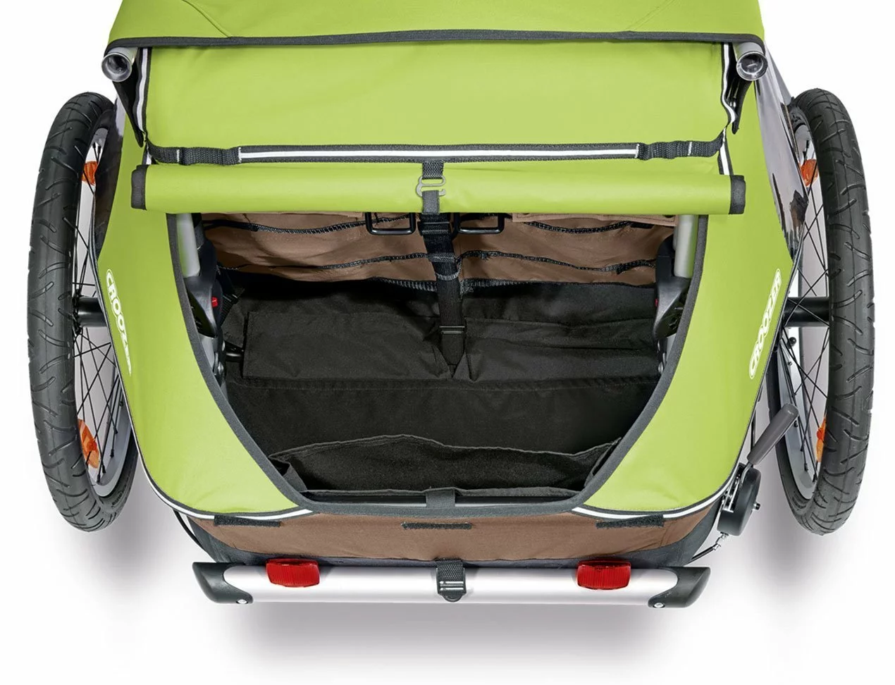 Croozer Kid For 2 Ab 2016 Mit Buggy- Und Joggerset Zweisitzer Meadow Green *** – Bild 6