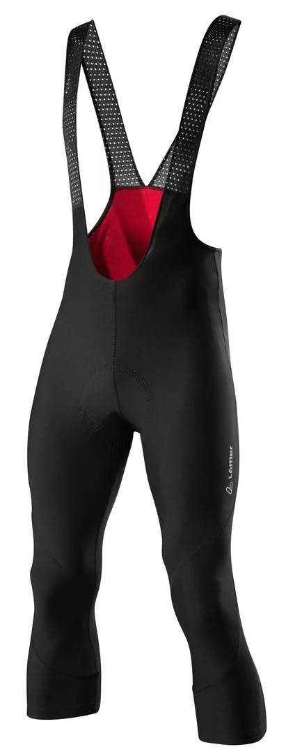 Loeffler Löffler Herren-Bike Trägerhose 19204 Basic Knielang