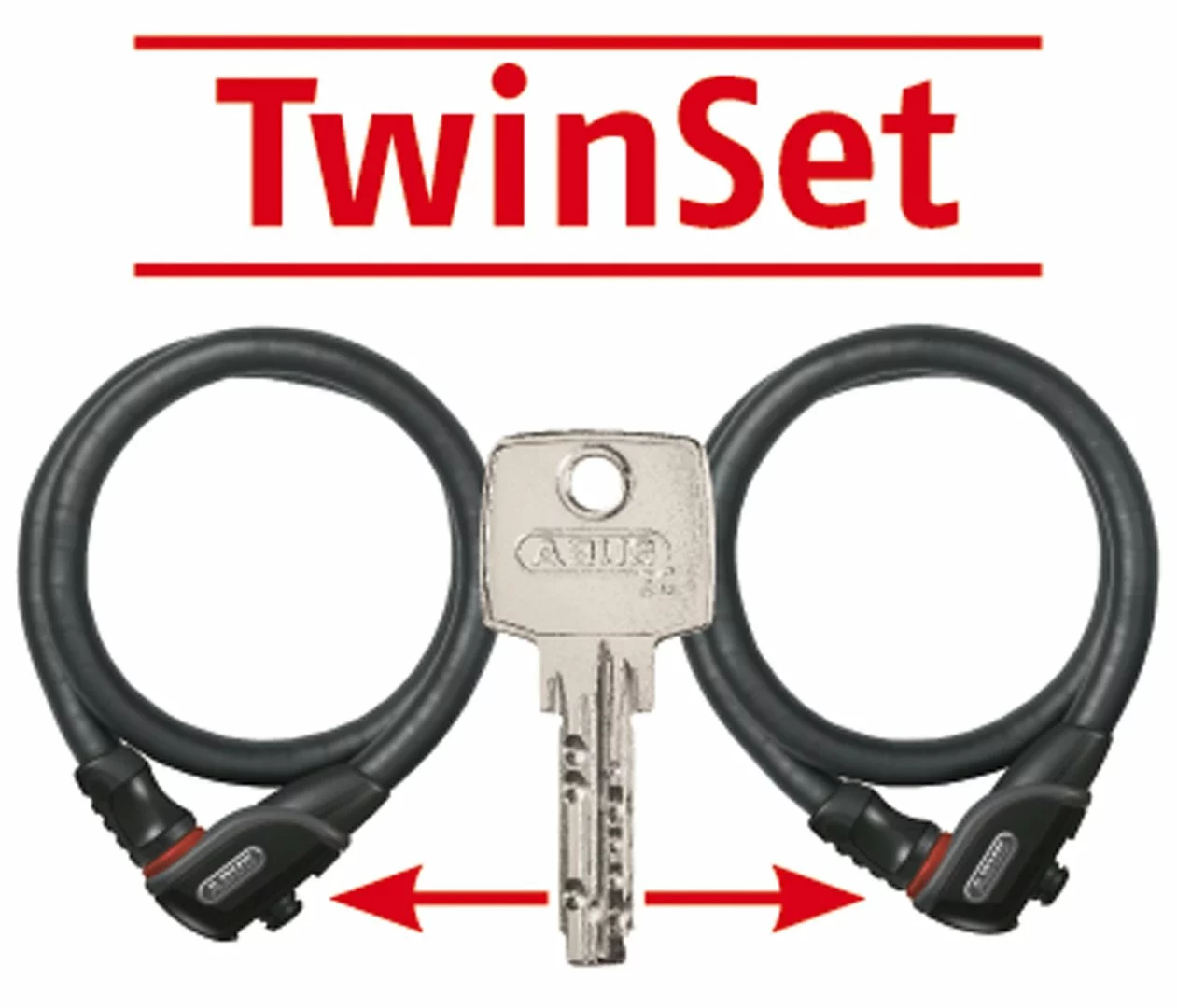 ABUS Phantom Twin-Set 2x 8960/ 85 EC Tex-FL
